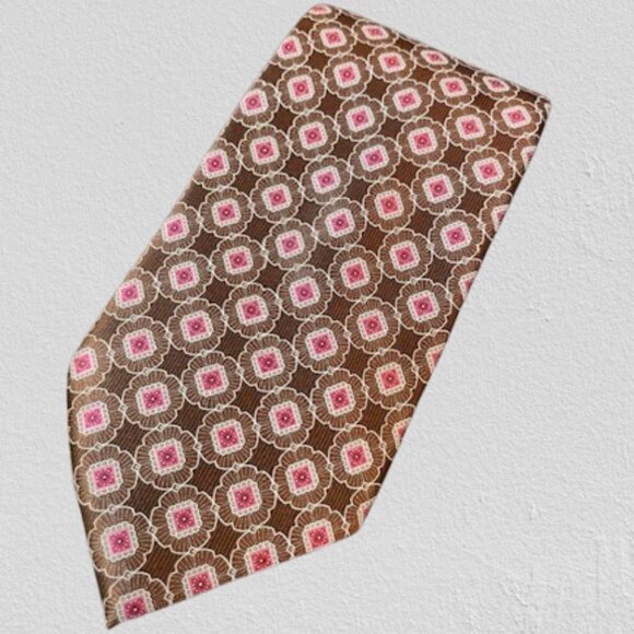 Brioni Other - Brioni Silk Hand Made in Italy Art Deco Style Tie NWOT